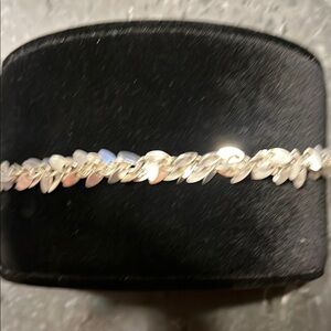 Sterling Silver Leaves in Motion Bracelet